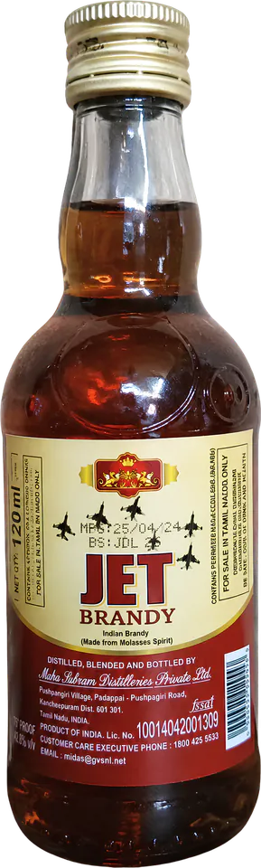 Jet Brandy 17.0M bottles