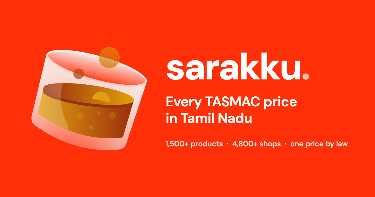 Half Rum Rum Price List in Tamil Nadu 2026 — 78 TASMAC rums, ₹370–₹7,460